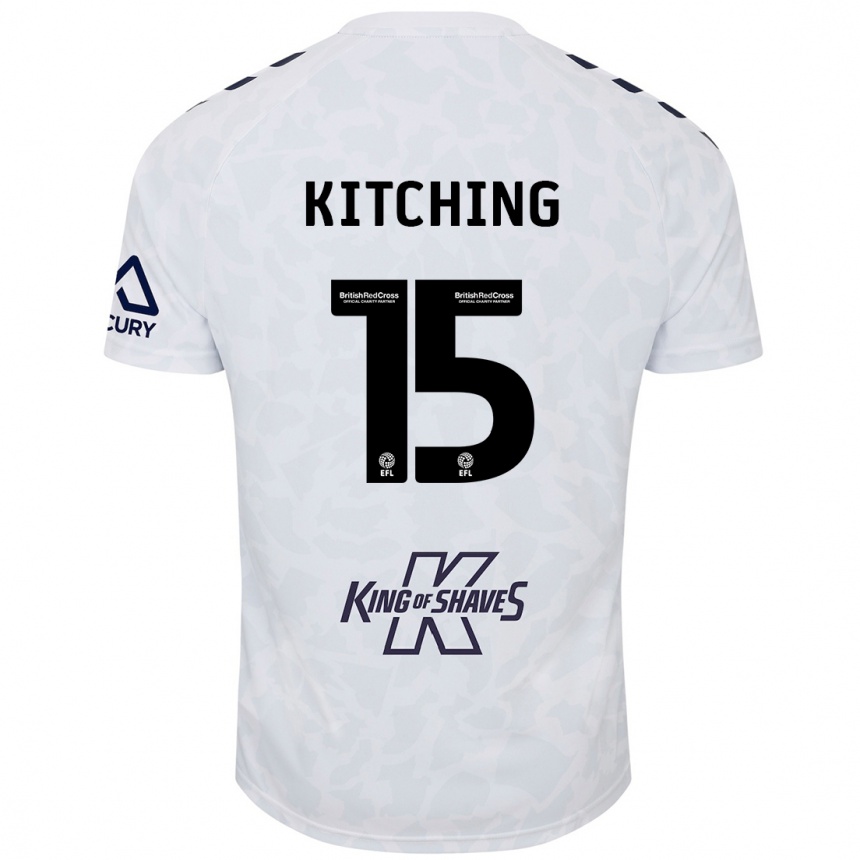 Enfant Football Maillot Liam Kitching #15 Blanc Tenues Extérieur 2024/25