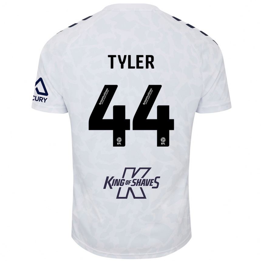 Enfant Football Maillot Cian Tyler #44 Blanc Tenues Extérieur 2024/25