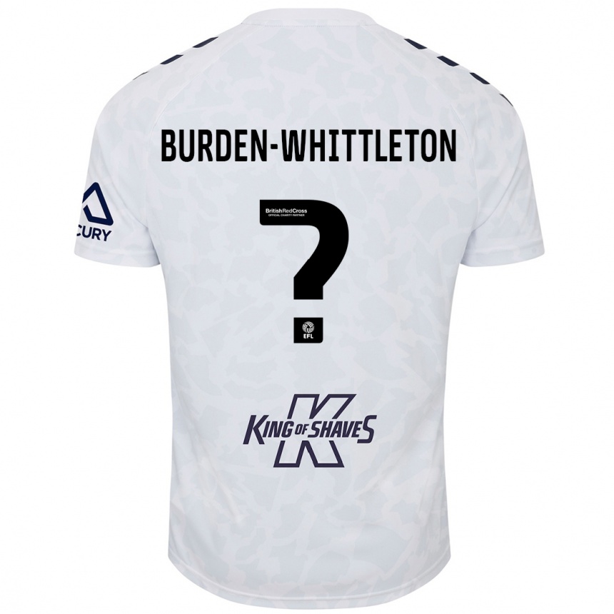 Enfant Football Maillot Charlie Burden-Whittleton #0 Blanc Tenues Extérieur 2024/25