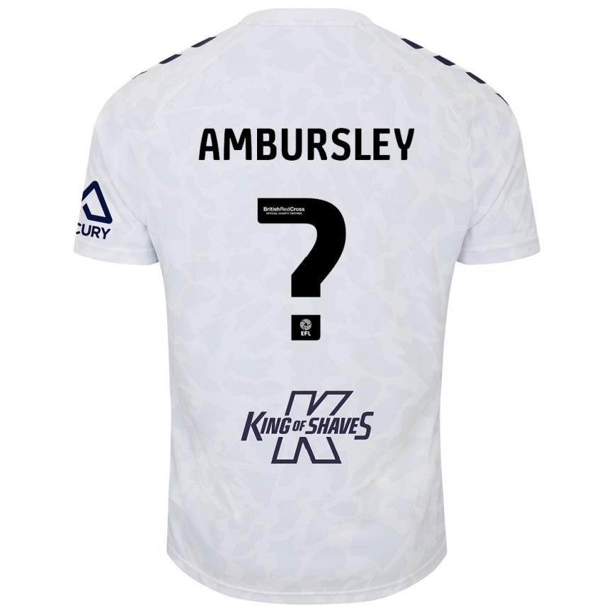 Enfant Football Maillot Conrad Ambursley #0 Blanc Tenues Extérieur 2024/25