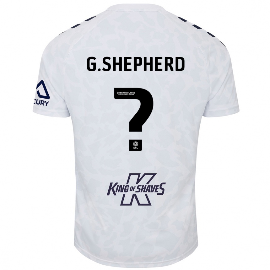 Enfant Football Maillot George Shepherd #0 Blanc Tenues Extérieur 2024/25