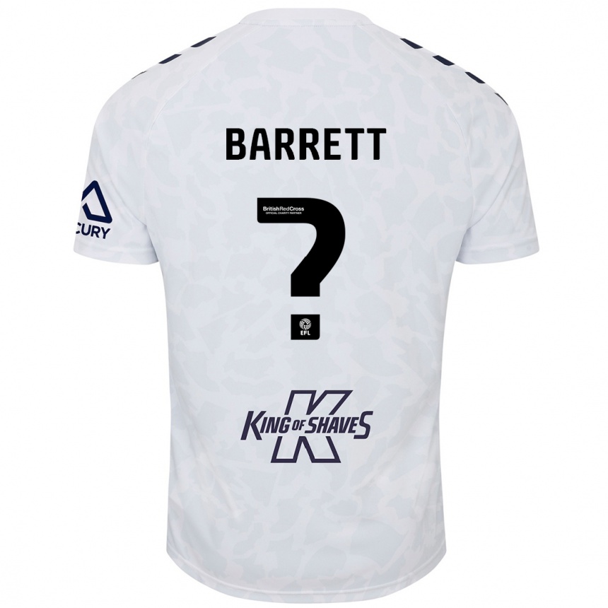 Enfant Football Maillot Marlow Barrett #0 Blanc Tenues Extérieur 2024/25