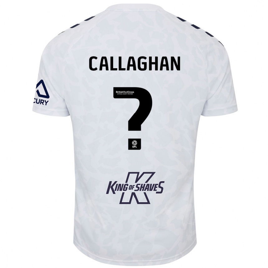 Enfant Football Maillot Charlie Callaghan #0 Blanc Tenues Extérieur 2024/25