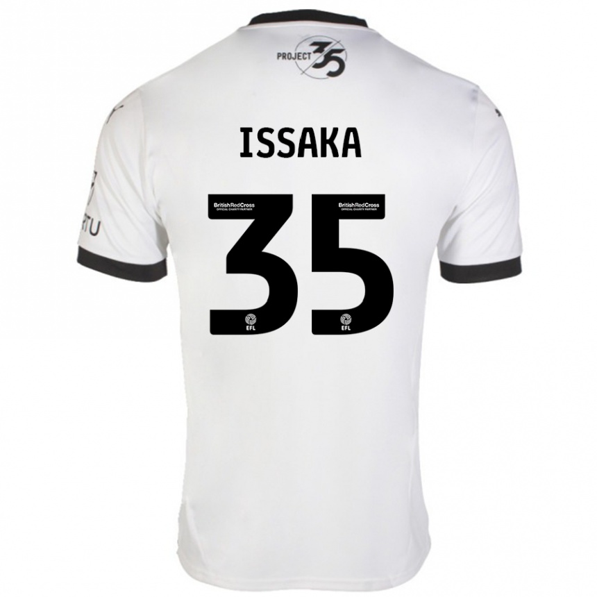 Enfant Football Maillot Freddie Issaka #35 Blanc Noir Tenues Extérieur 2024/25