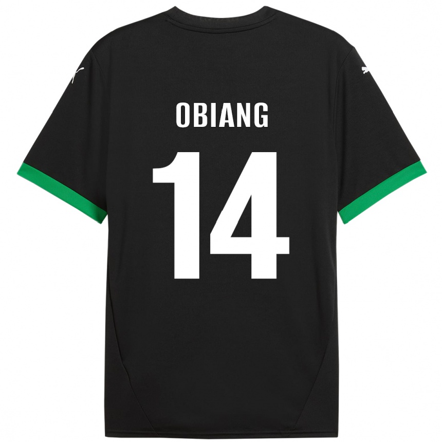 Homme Football Maillot Pedro Obiang #14 Noir Vert Foncé Tenues Domicile 2024/25