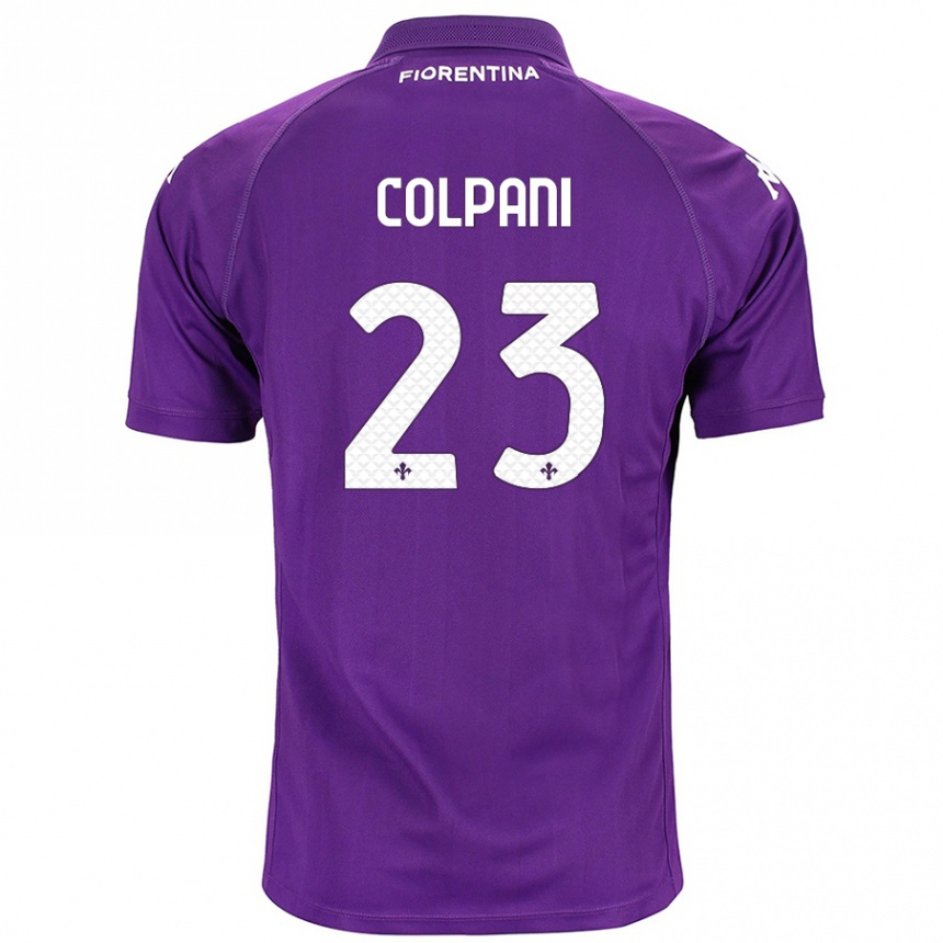 Homme Football Maillot Andrea Colpani #23 Violet Tenues Domicile 2024/25