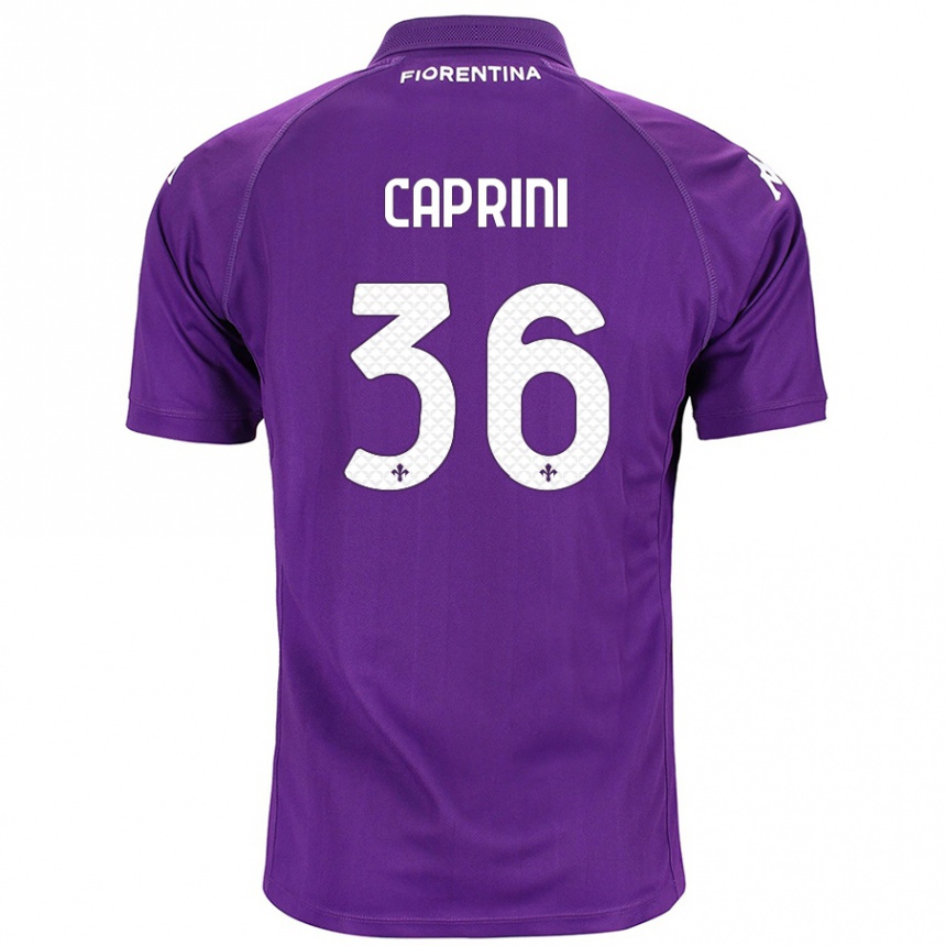 Homme Football Maillot Maat Daniel Caprini #36 Violet Tenues Domicile 2024/25