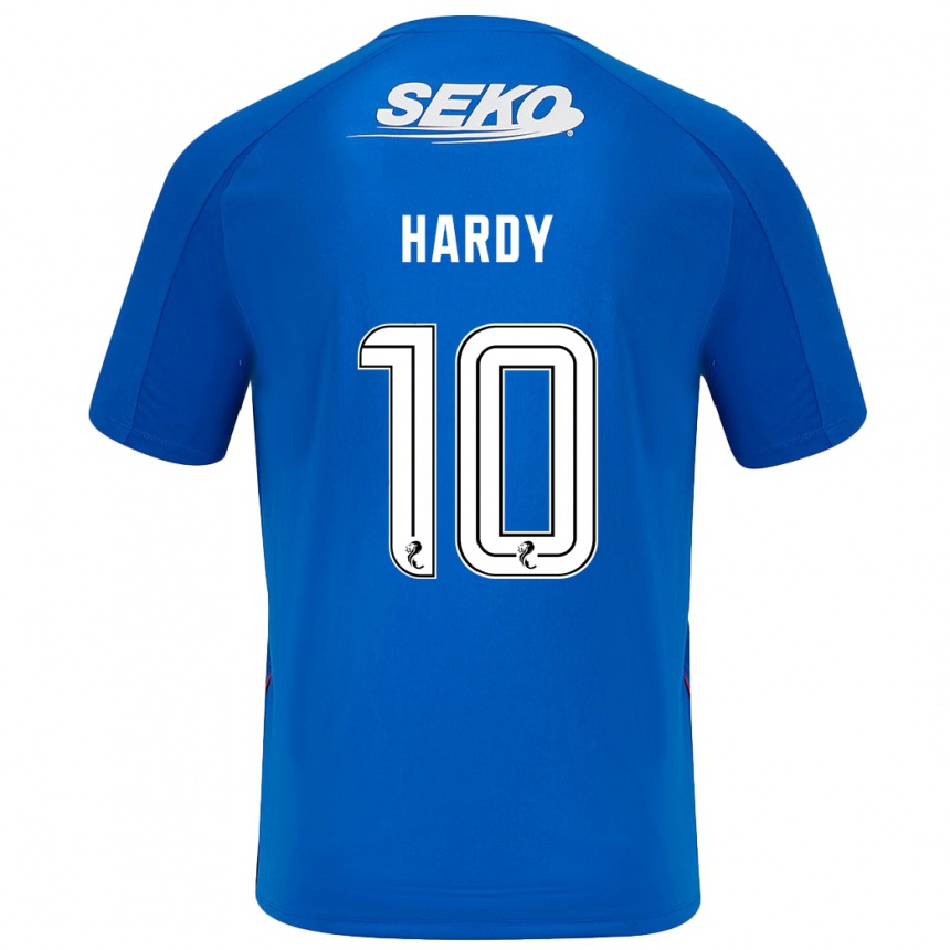 Homme Football Maillot Rio Hardy #10 Bleu Foncé Tenues Domicile 2024/25