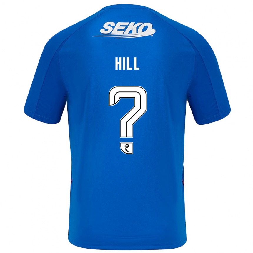 Homme Football Maillot Katherine Hill #0 Bleu Foncé Tenues Domicile 2024/25