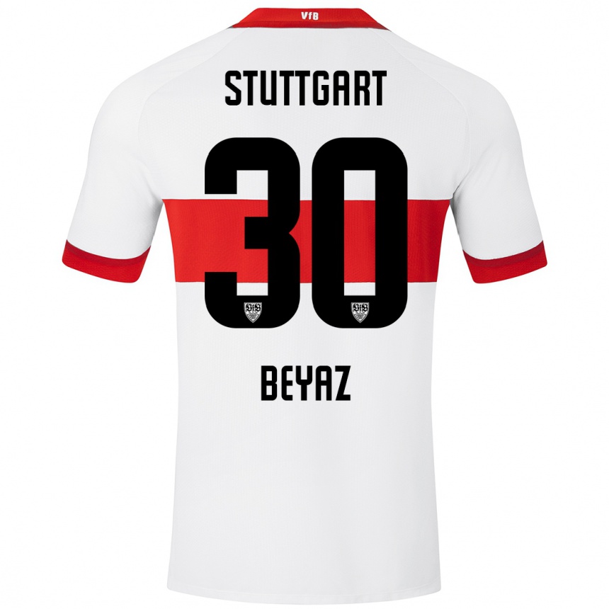 Homme Football Maillot Ömer Beyaz #30 Blanc Rouge Tenues Domicile 2024/25