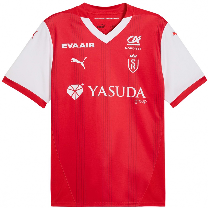 Homme Football Maillot Valentin Taramelli #0 Rouge Blanc Tenues Domicile 2024/25