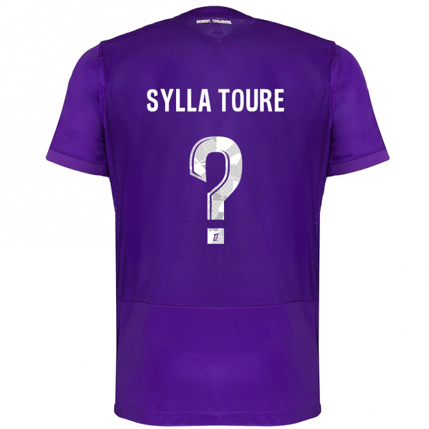 Homme Football Maillot Ismael Sylla Touré #0 Violet Blanc Tenues Domicile 2024/25