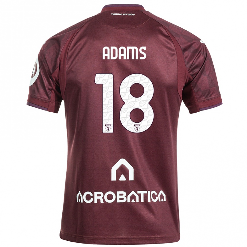 Homme Football Maillot Ché Adams #18 Bordeaux Blanc Tenues Domicile 2024/25