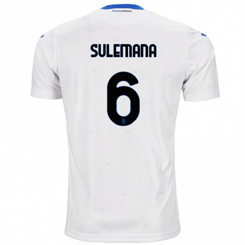 Homme Football Maillot Ibrahim Sulemana #6 Blanc Tenues Extérieur 2024/25