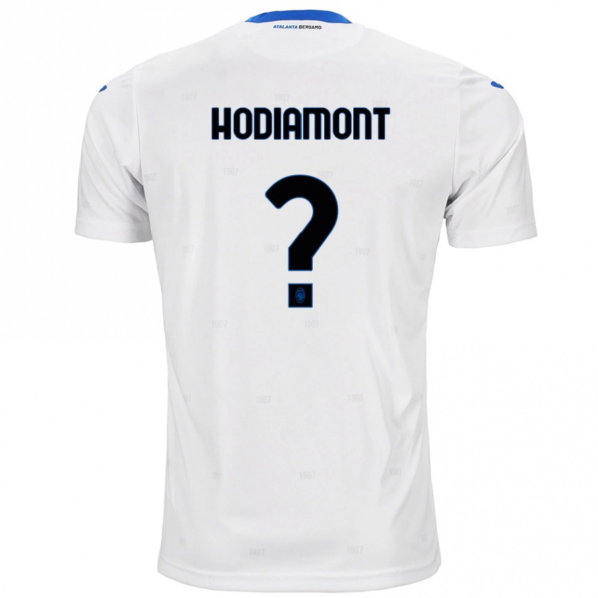 Homme Football Maillot Lyam Hodiamont #0 Blanc Tenues Extérieur 2024/25