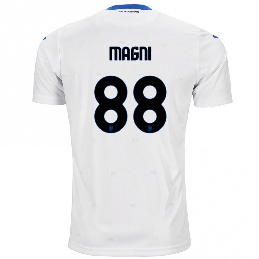 Homme Football Maillot Gloria Magni #88 Blanc Tenues Extérieur 2024/25