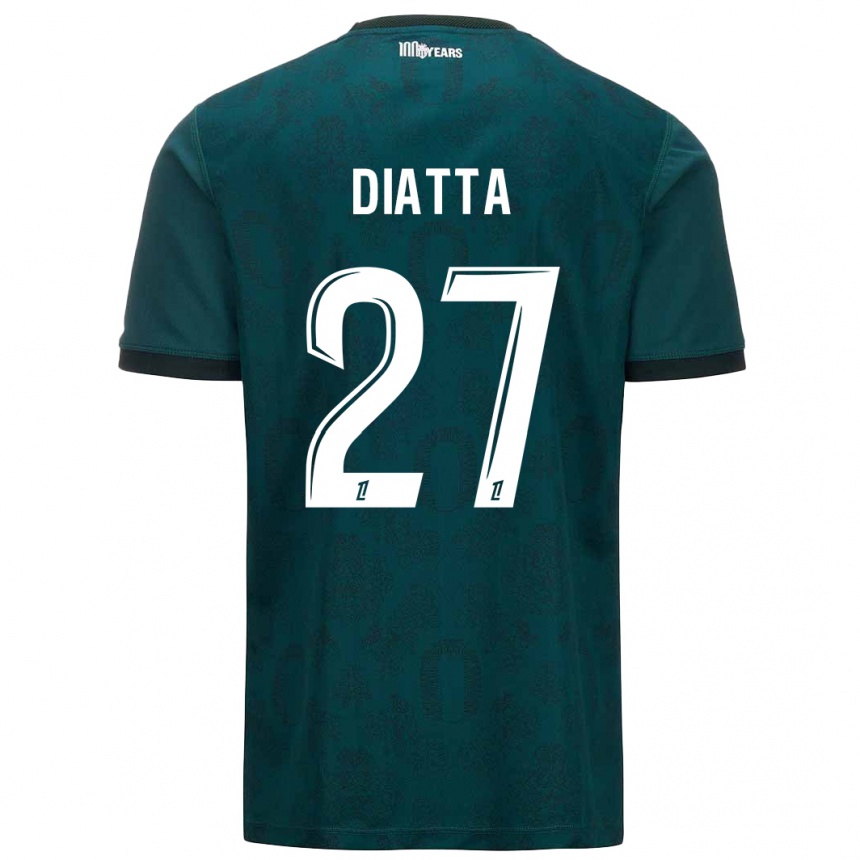 Homme Football Maillot Krépin Diatta #27 Vert Foncé Tenues Extérieur 2024/25