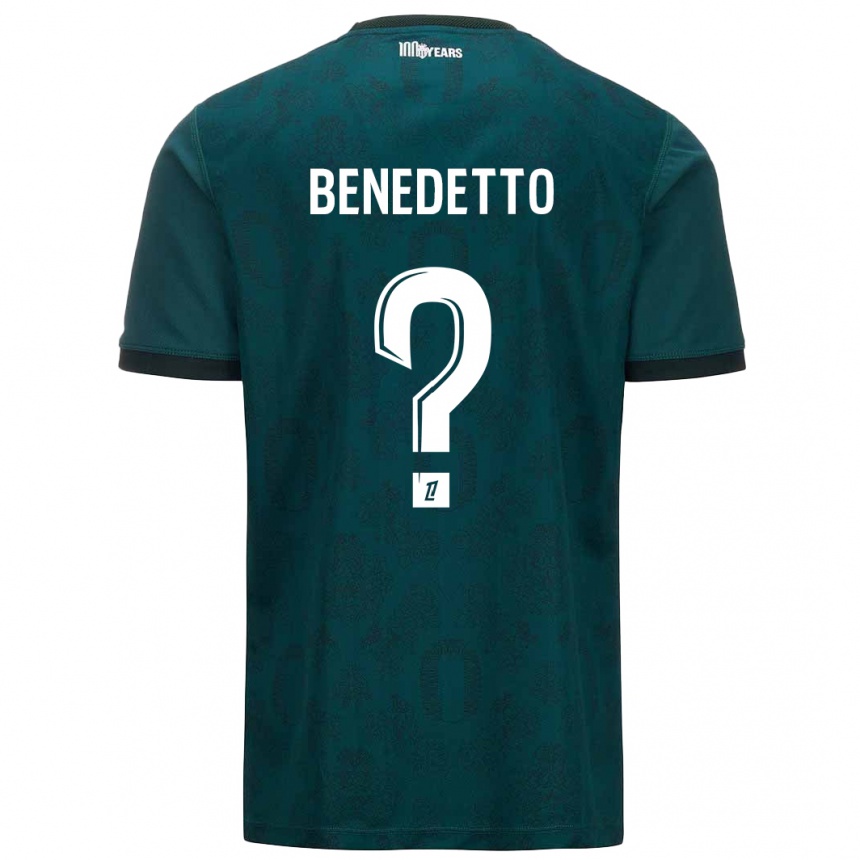 Homme Football Maillot Antéo Benedetto #0 Vert Foncé Tenues Extérieur 2024/25