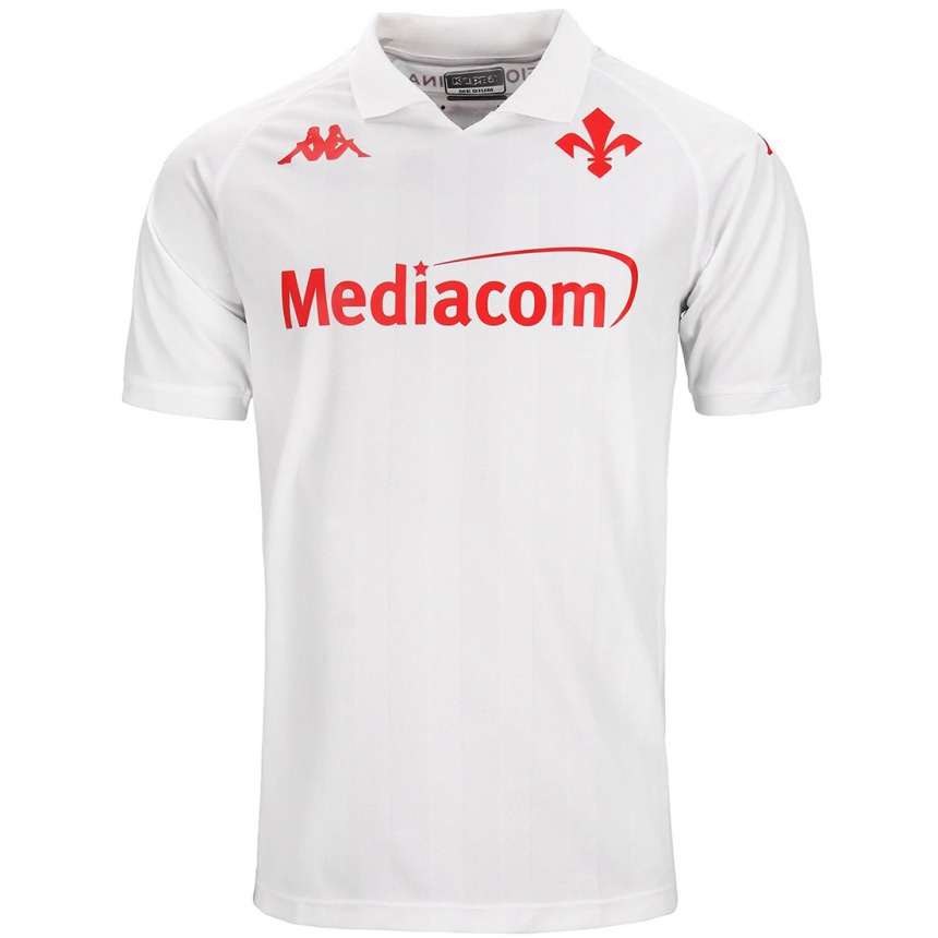 Homme Football Maillot Votre Nom #0 Blanc Tenues Extérieur 2024/25