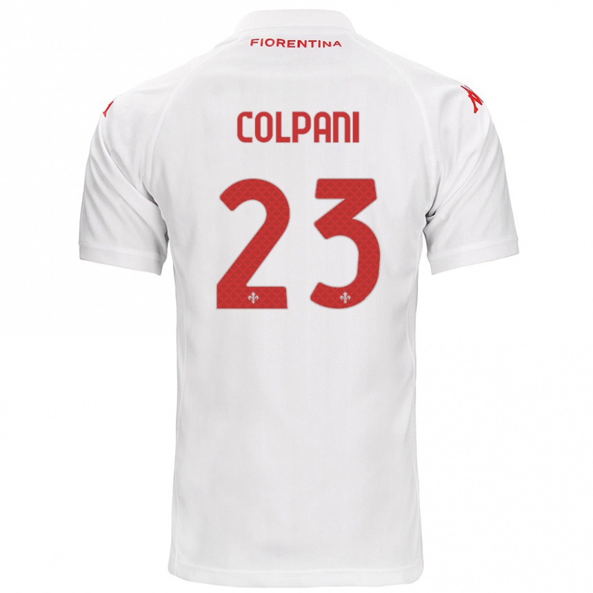 Homme Football Maillot Andrea Colpani #23 Blanc Tenues Extérieur 2024/25