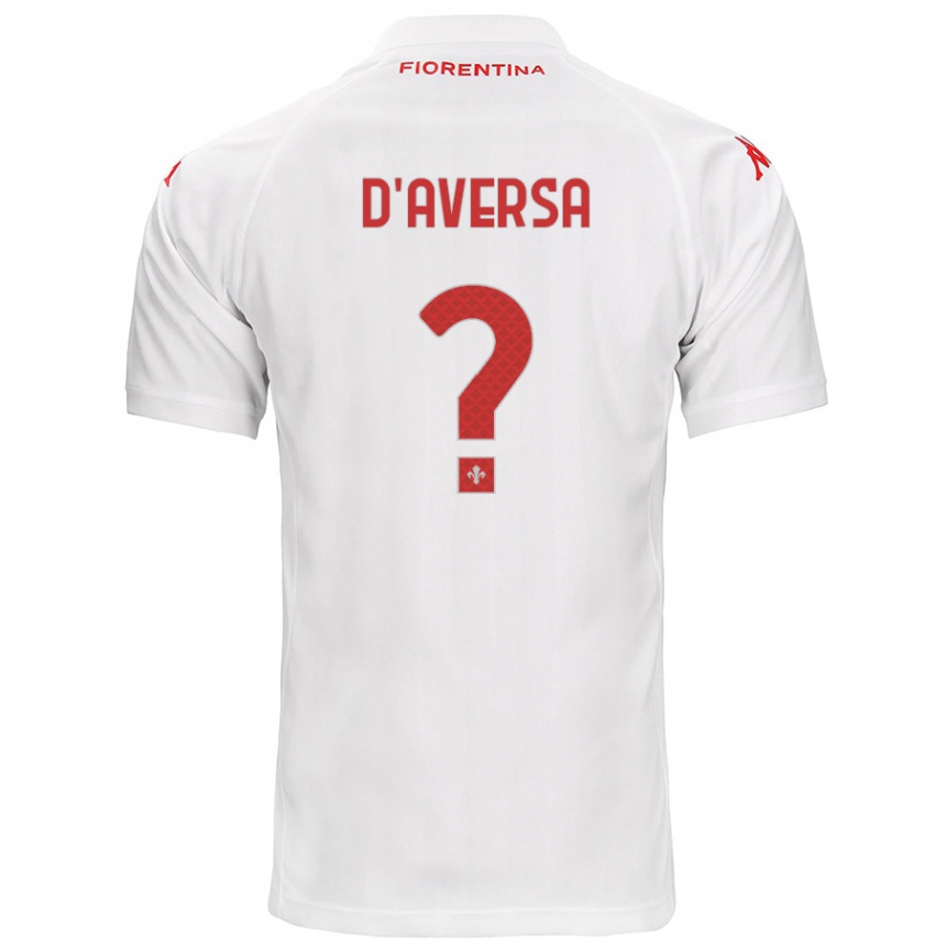 Homme Football Maillot Simone D'aversa #0 Blanc Tenues Extérieur 2024/25