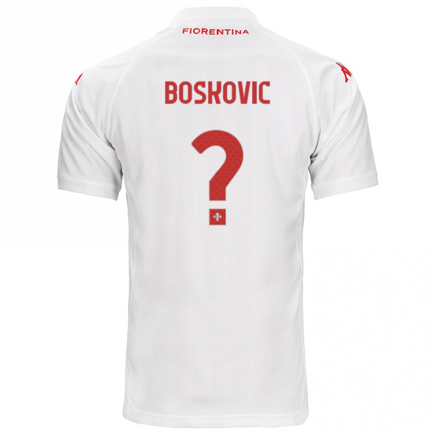 Homme Football Maillot Matko Boskovic #0 Blanc Tenues Extérieur 2024/25