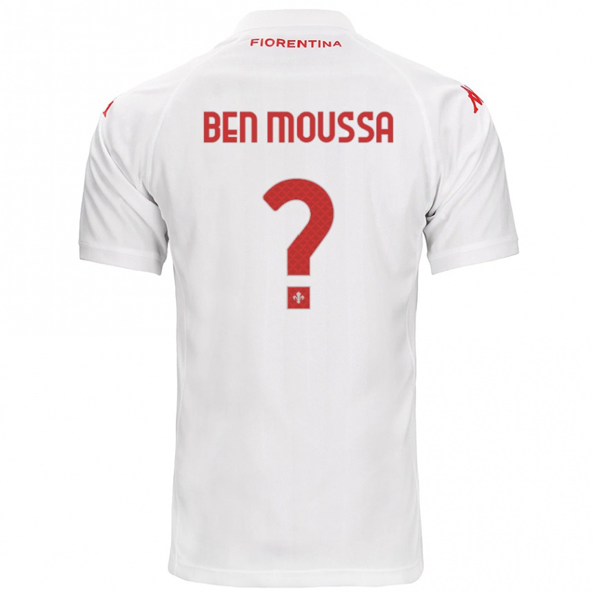 Homme Football Maillot Mehdi Ben Moussa #0 Blanc Tenues Extérieur 2024/25