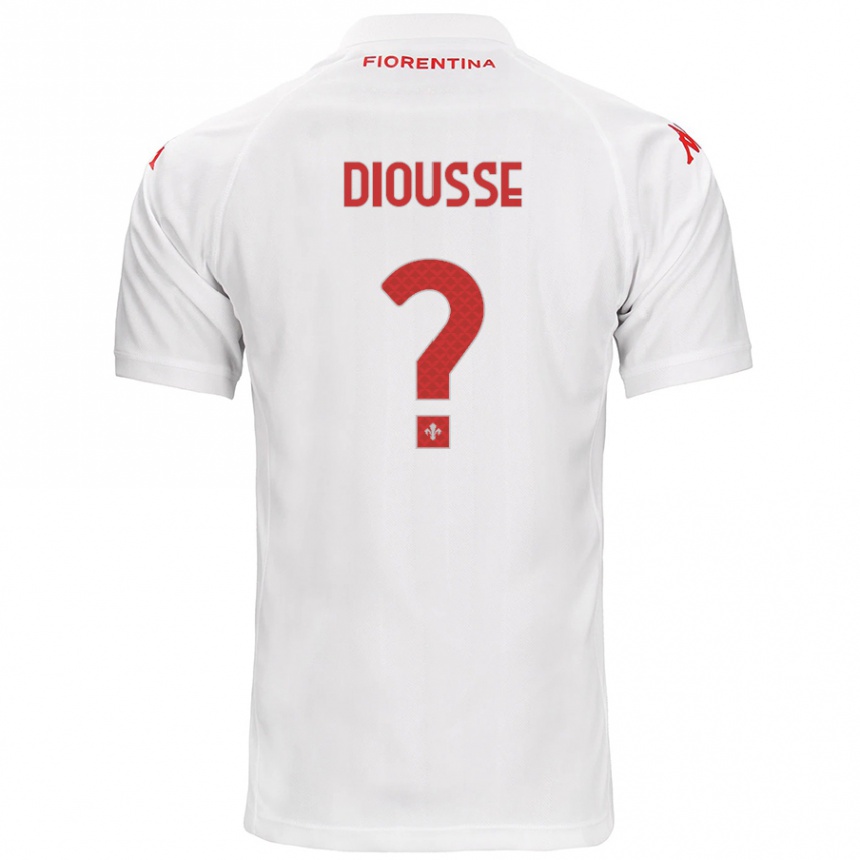 Homme Football Maillot Birahim Diousse #0 Blanc Tenues Extérieur 2024/25