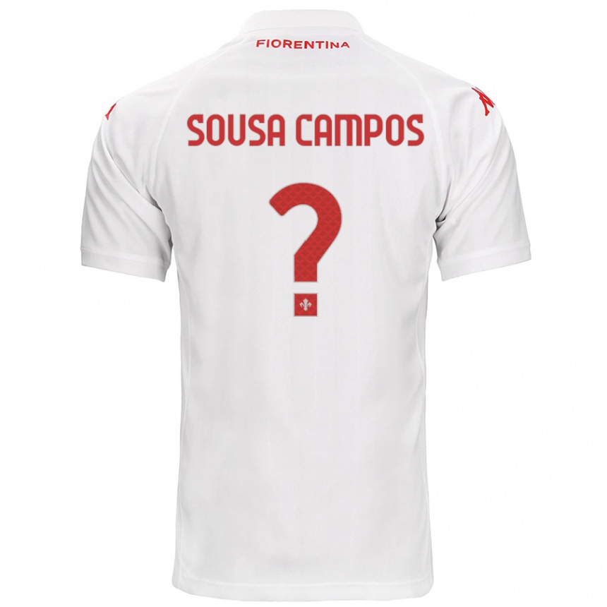 Homme Football Maillot Matteo Sousa Campos #0 Blanc Tenues Extérieur 2024/25