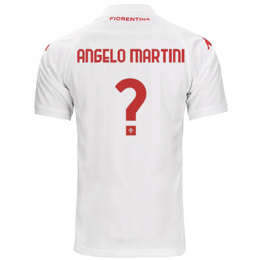 Homme Football Maillot Angelo Martini #0 Blanc Tenues Extérieur 2024/25