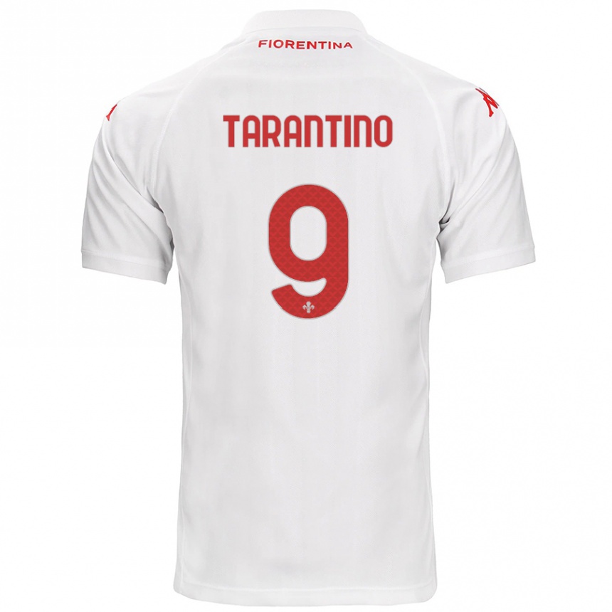 Homme Football Maillot Jacopo Tarantino #9 Blanc Tenues Extérieur 2024/25