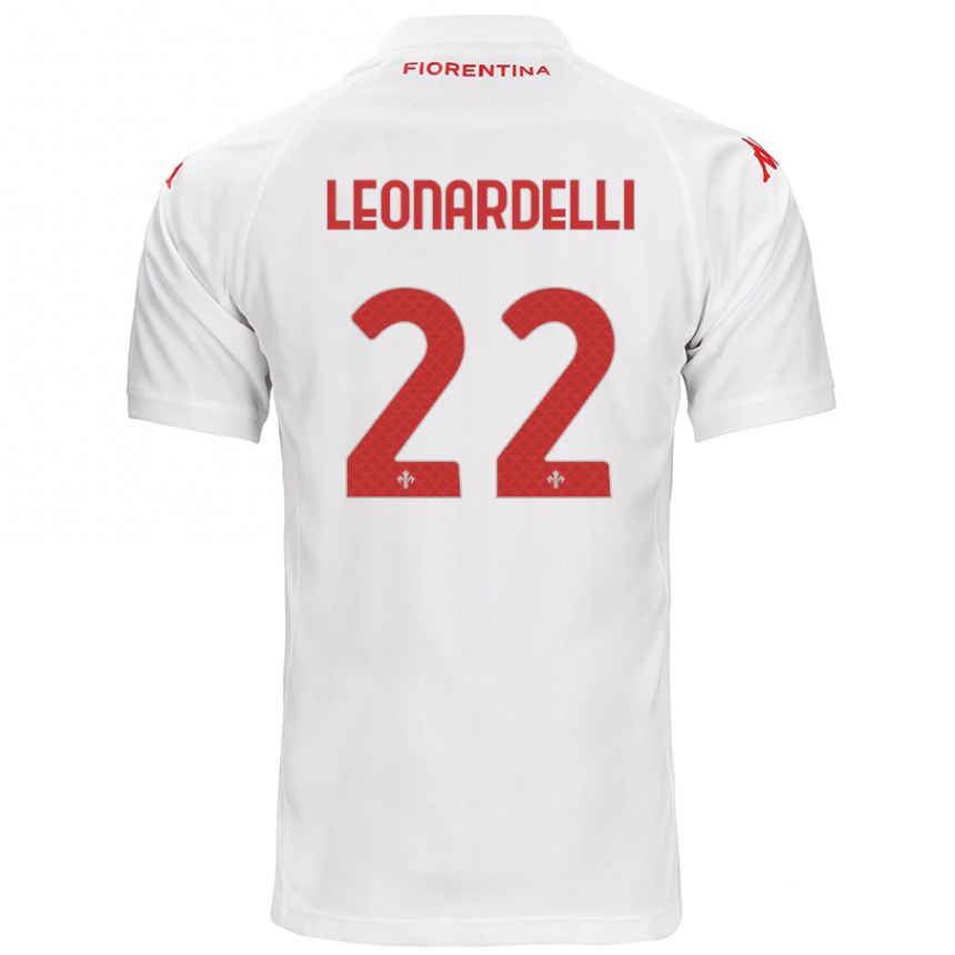 Homme Football Maillot Pietro Leonardelli #22 Blanc Tenues Extérieur 2024/25