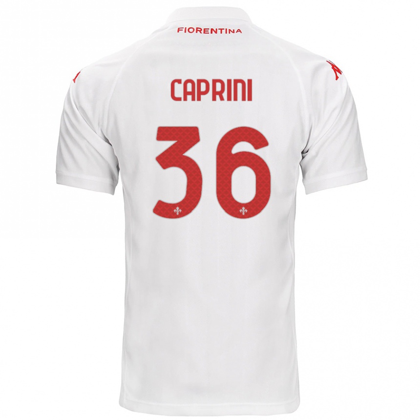 Homme Football Maillot Maat Daniel Caprini #36 Blanc Tenues Extérieur 2024/25