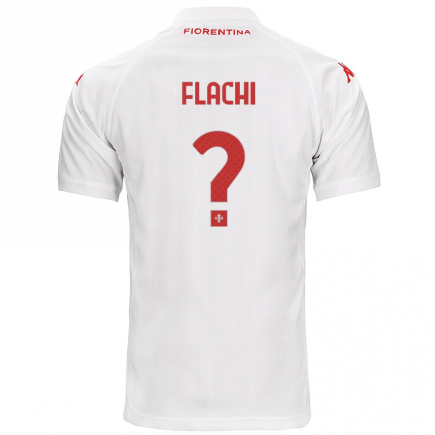 Homme Football Maillot Tommaso Flachi #0 Blanc Tenues Extérieur 2024/25