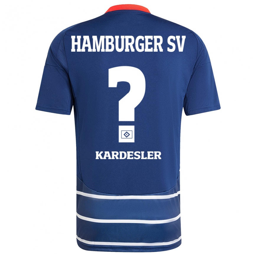 Homme Football Maillot Vildan Kardeşler #0 Bleu Foncé Tenues Extérieur 2024/25