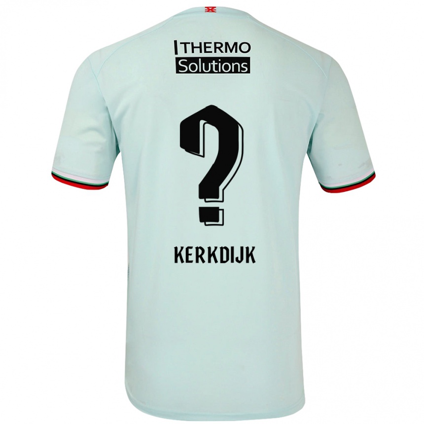 Homme Football Maillot Jesper Kerkdijk #0 Vert Clair Tenues Extérieur 2024/25