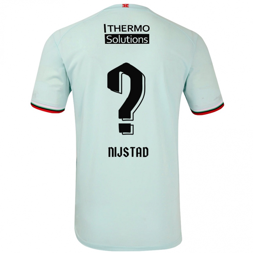 Homme Football Maillot Ruud Nijstad #0 Vert Clair Tenues Extérieur 2024/25