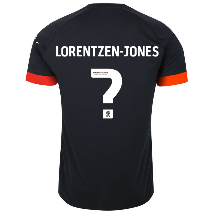 Homme Football Maillot Jack Lorentzen-Jones #0 Noir Orange Tenues Extérieur 2024/25