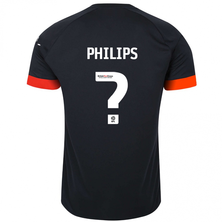 Homme Football Maillot Joshua Philips #0 Noir Orange Tenues Extérieur 2024/25