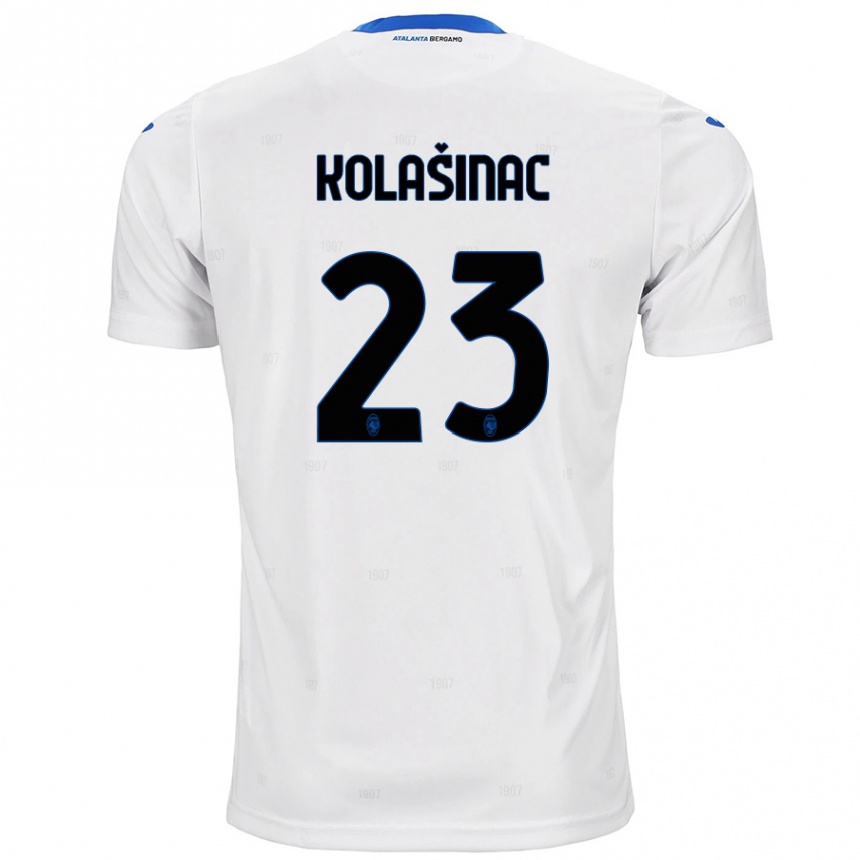 Femme Football Maillot Sead Kolasinac #23 Blanc Tenues Extérieur 2024/25