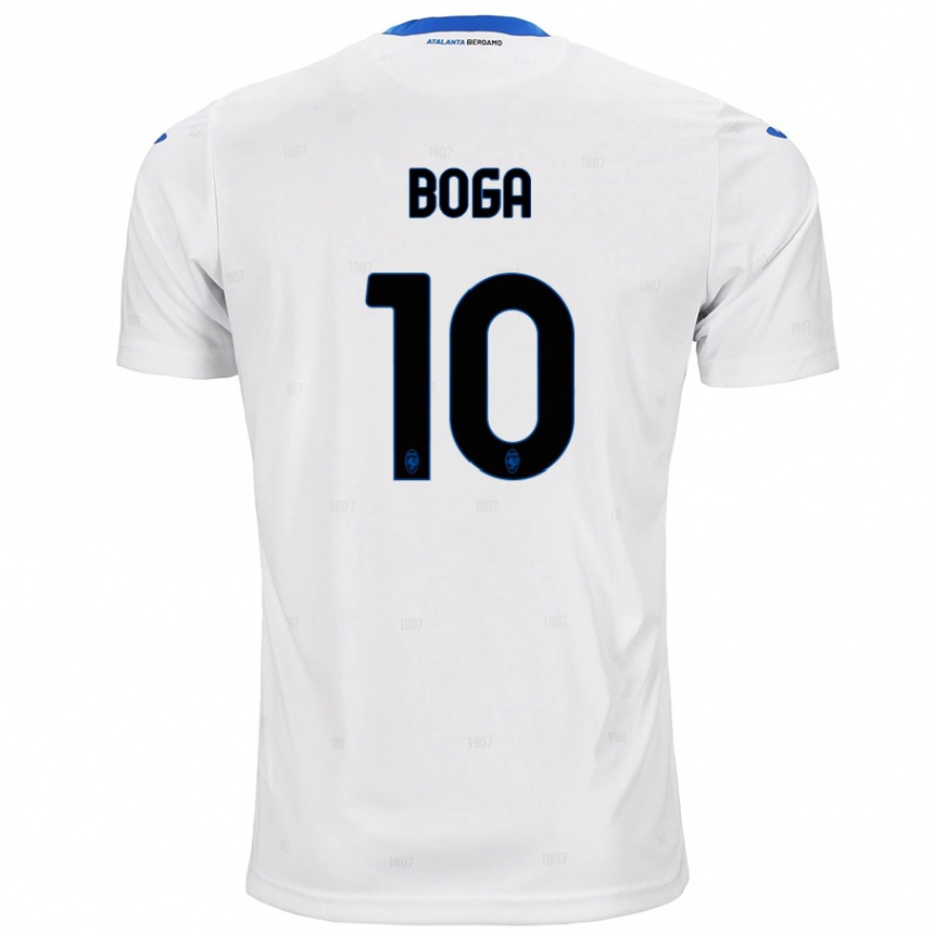 Femme Football Maillot Jeremie Boga #10 Blanc Tenues Extérieur 2024/25