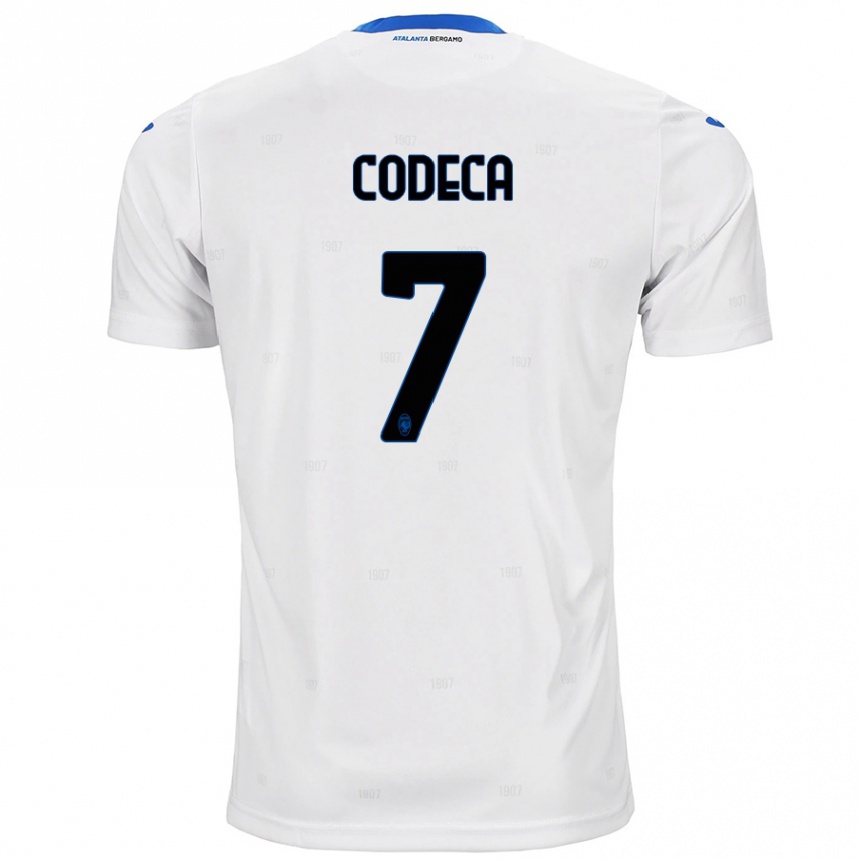 Femme Football Maillot Bianca Codeca #7 Blanc Tenues Extérieur 2024/25