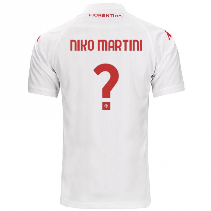 Femme Football Maillot Niko Martini #0 Blanc Tenues Extérieur 2024/25