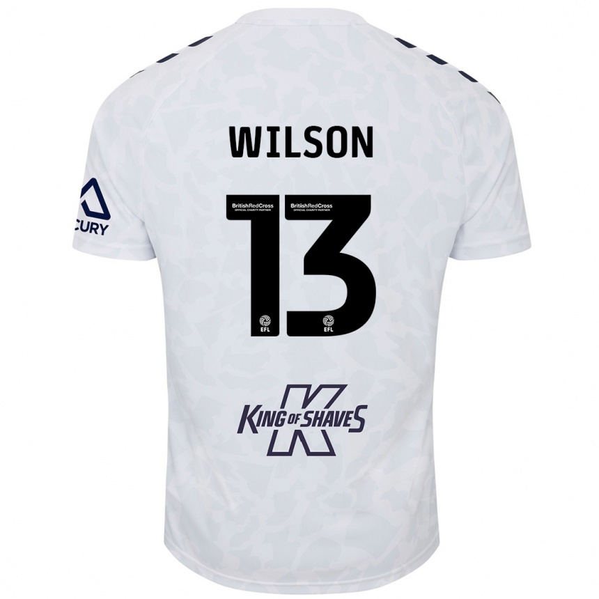 Femme Football Maillot Ben Wilson #13 Blanc Tenues Extérieur 2024/25