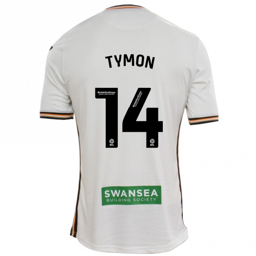 Enfant Football Maillot Josh Tymon #14 Blanc Tenues Domicile 2024/25