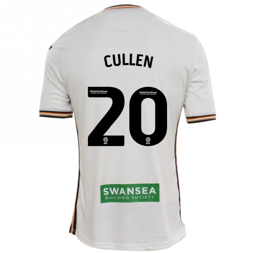 Enfant Football Maillot Liam Cullen #20 Blanc Tenues Domicile 2024/25