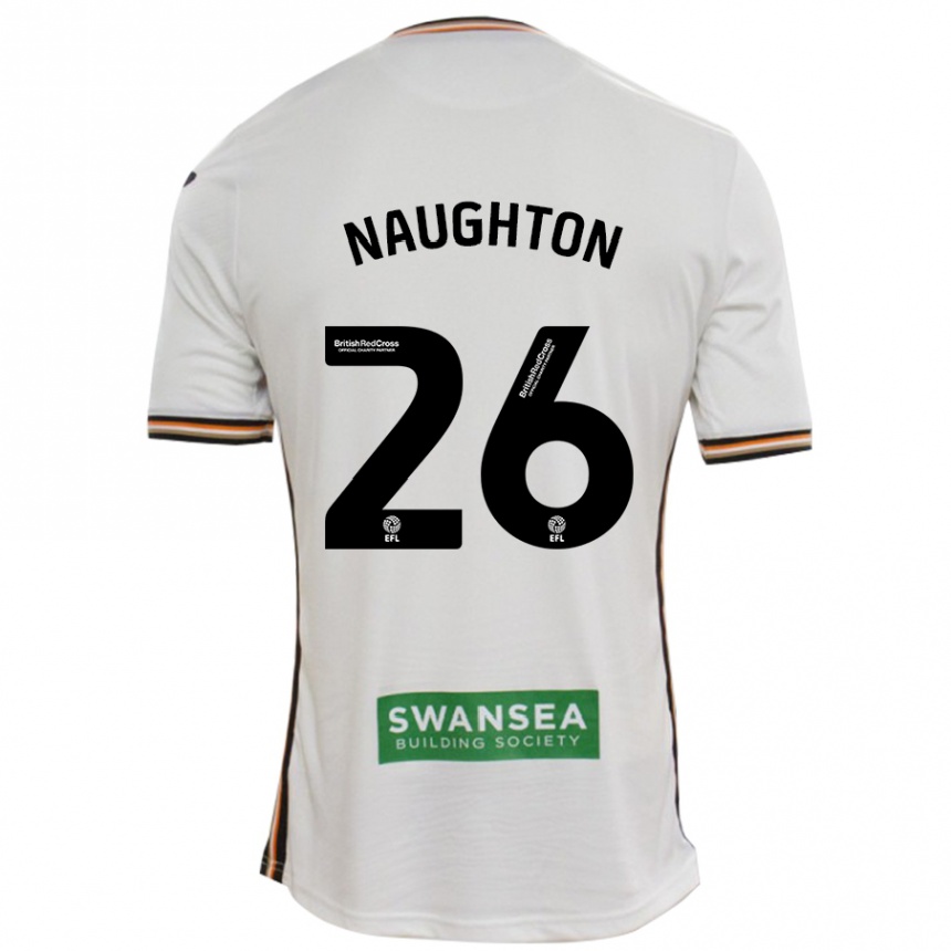 Enfant Football Maillot Kyle Naughton #26 Blanc Tenues Domicile 2024/25