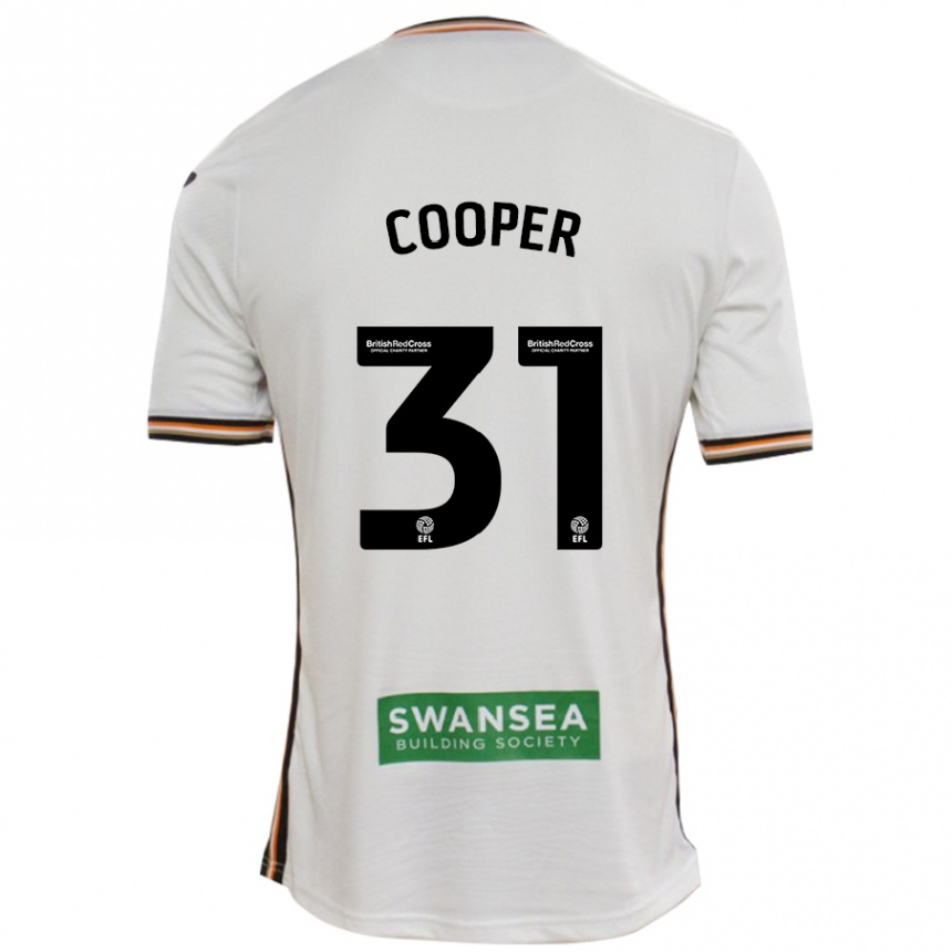 Enfant Football Maillot Oliver Cooper #31 Blanc Tenues Domicile 2024/25