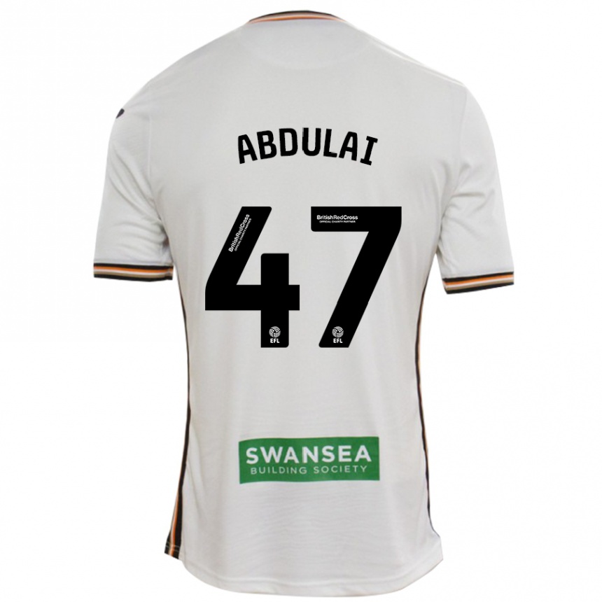 Enfant Football Maillot Azeem Abdulai #47 Blanc Tenues Domicile 2024/25