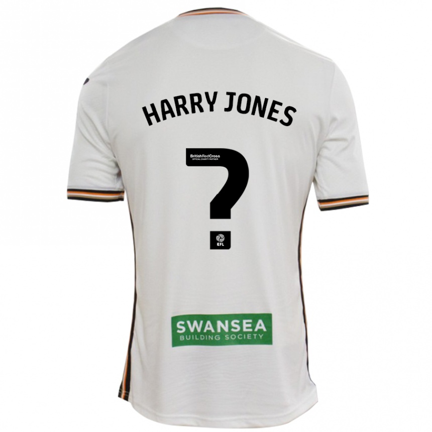 Enfant Football Maillot Harry Jones #0 Blanc Tenues Domicile 2024/25